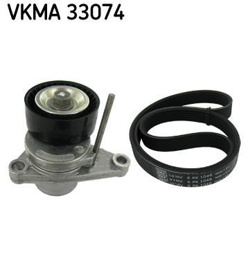 Kit de courroie d'accessoire (Courroie d’alternateur) SKF ref. VKMA 33074